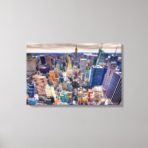 Empire State Building and Midtown Manhattan Canvas Print