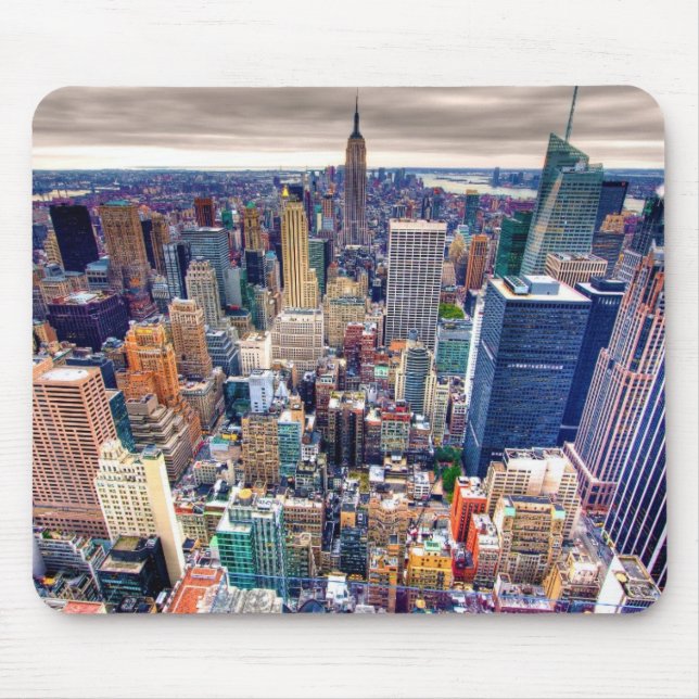 Empire State Building and Midtown Manhattan Mouse Mat (Front)