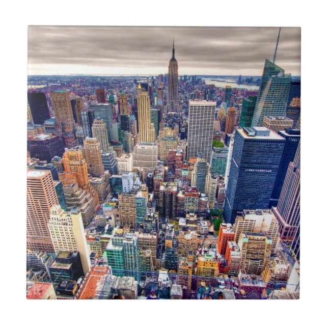 Empire State Building and Midtown Manhattan Tile (Front)