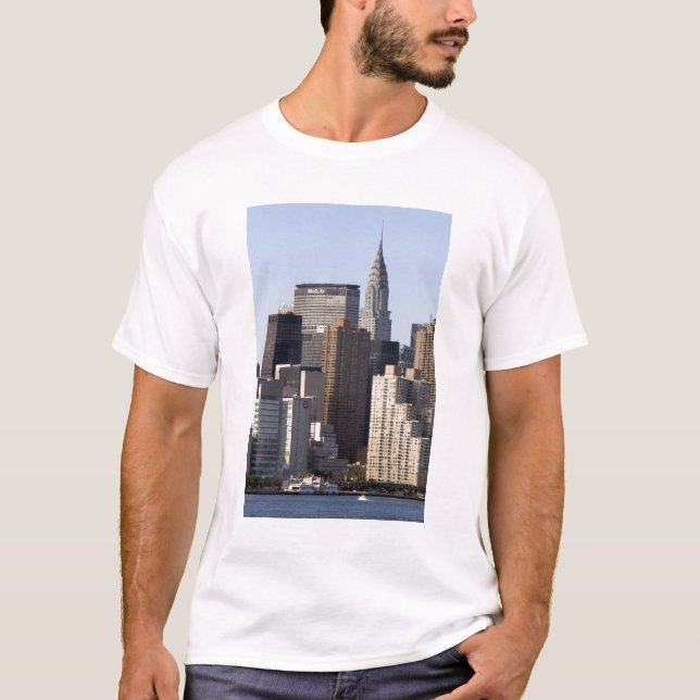 Empire State Building and New York City, New T-Shirt (Front)