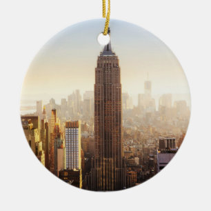 Empire State Building Ceramic Tree Decoration
