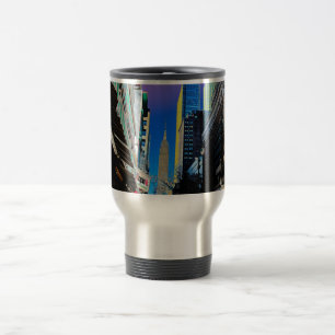 Empire State Building from 42nd St New York Travel Mug