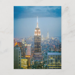 Empire State Building in New York City Postcard