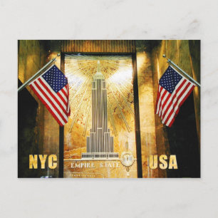 Empire State Building, New York City Postcard