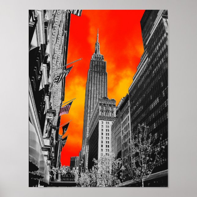 Empire State Building, New York, NY Poster (Front)
