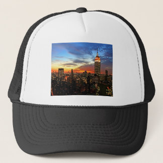 Empire State Building New York Trucker Hat