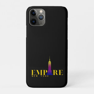 Empire State Building-New York-Vibrant Gold iPhone 11 Pro Case