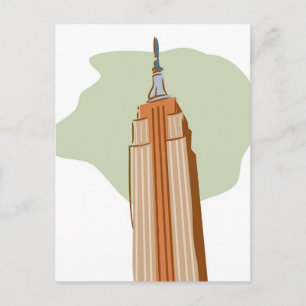 Empire State Building Postcard