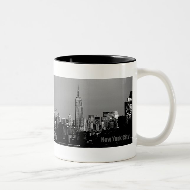 Empire State Building Two-Tone Coffee Mug (Right)