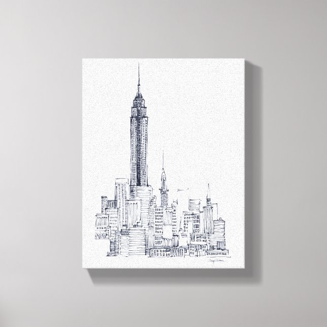Empire State Canvas Print (Front)