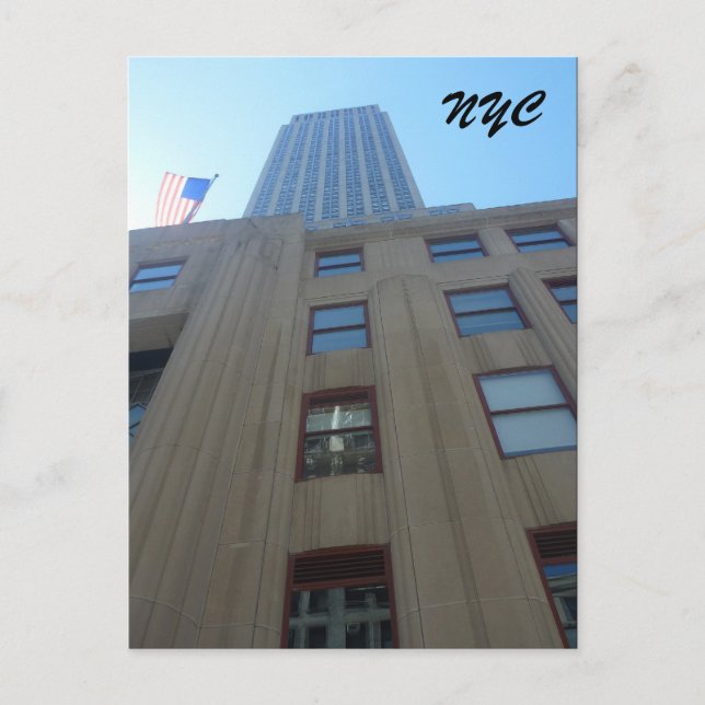 empire state flag postcard (Front)