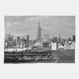 Empire State New York City Tea Towel