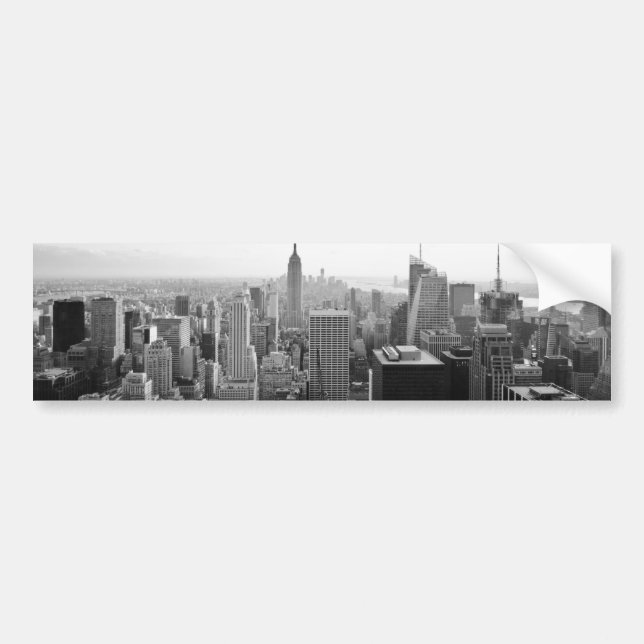 Empire States Building Manhattan Bumper Sticker (Front)