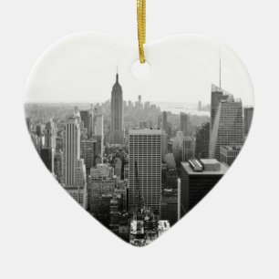 Empire States Building Manhattan Ceramic Tree Decoration