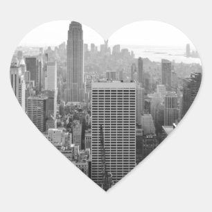 Empire States Building Manhattan Heart Sticker