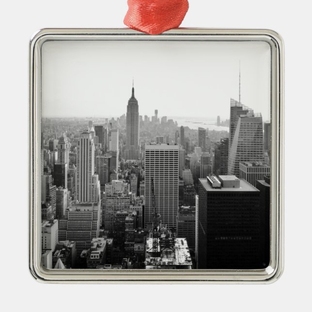 Empire States Building Manhattan Metal Tree Decoration (Front)