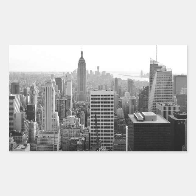 Empire States Building Manhattan Rectangular Sticker (Front)