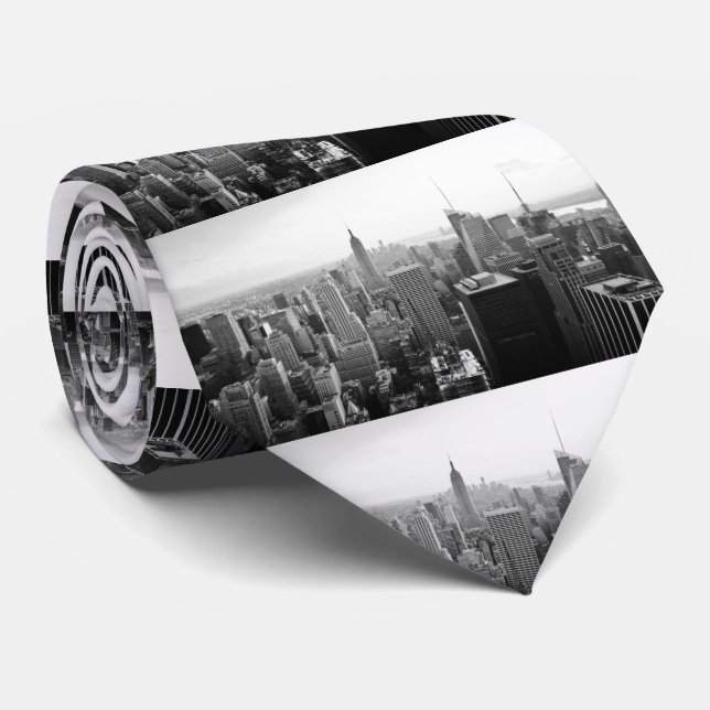 Empire States Building Manhattan Tie (Rolled)