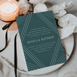 Empire Wedding Invitation   Jasper