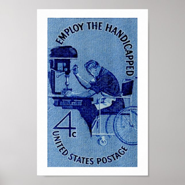 Employ the Physically Handicapped Poster (Front)