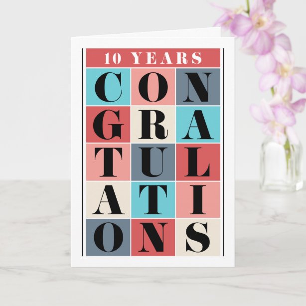 10 Year Employee Anniversary Gifts & Gift Ideas Zazzle UK
