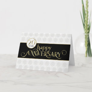 Employee 20th Anniversary - Prestigious Black Gold Card