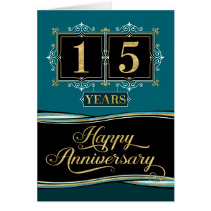 Employee Anniversary 15 Yrs Decorative Formal Jade