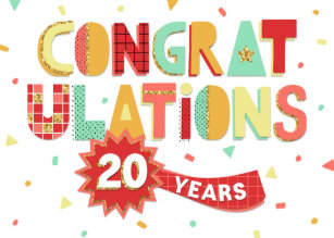20 years employee anniversary gifts gift ideas zazzle uk