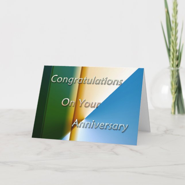 Employee Anniversary Card (Front)