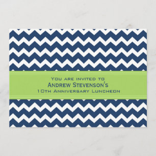 Employee Anniversary Luncheon Invitation Lime