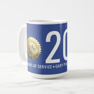 Employee any-year milestone anniversary 20 years coffee mug