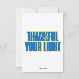 Employee Appreciatin Thank you Card