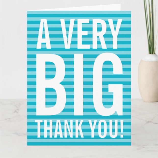 Employee appreciation business thank you card (Front)