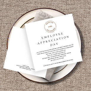 Employee Appreciation Day Business Logo Invitation