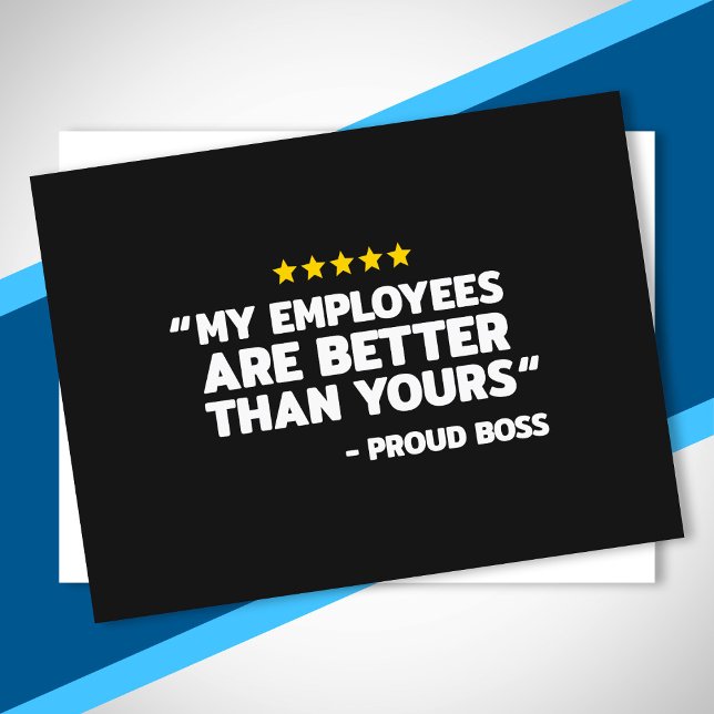 Employee Appreciation Day - Funny Boss's Day Gift Postcard (Creator Uploaded)