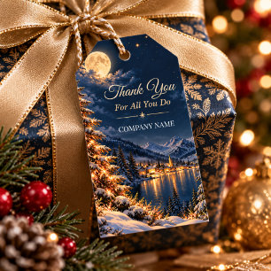 Employee Appreciation Holiday Thank You Gift Tags