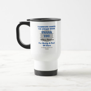 Employee Appreciation Personalised  Travel Mug