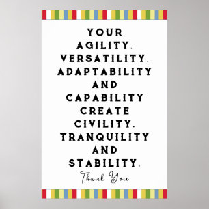 Employee Appreciation Poster