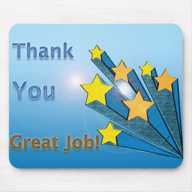 Employee Appreciation Thank You Mouse Mat (Front)