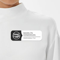 Employee Black White 2 Colour Logo Magnetic