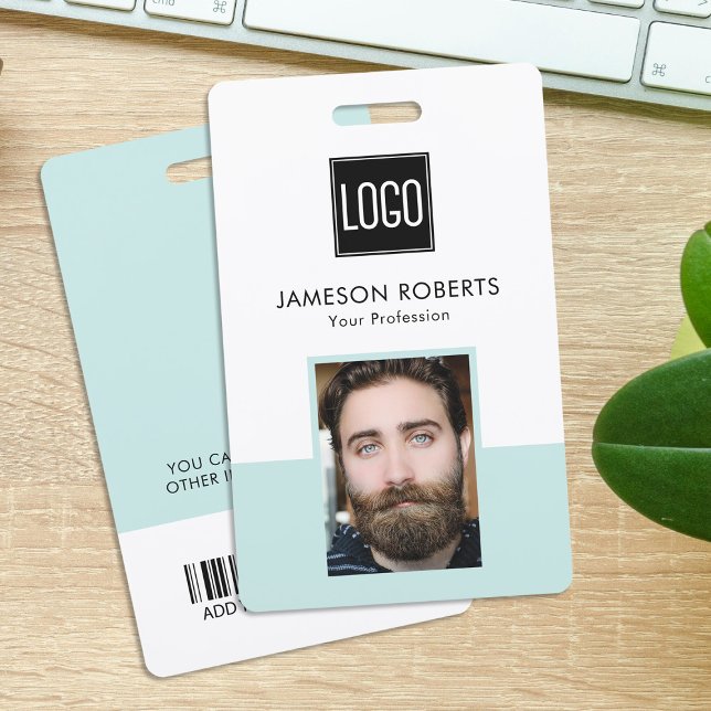 Employee Company ID Name, Logo, Photo ID Badge (Creator Uploaded)