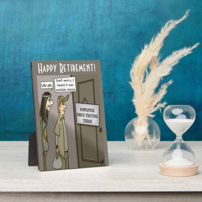 Employee Drug Testing Plaque (Side)