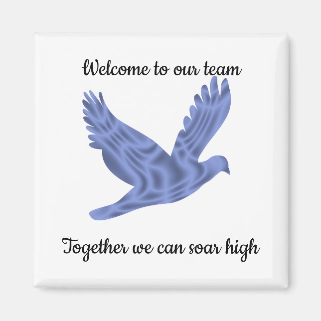 Employee Engagement New Hire Team Welcome Magnet (Front)