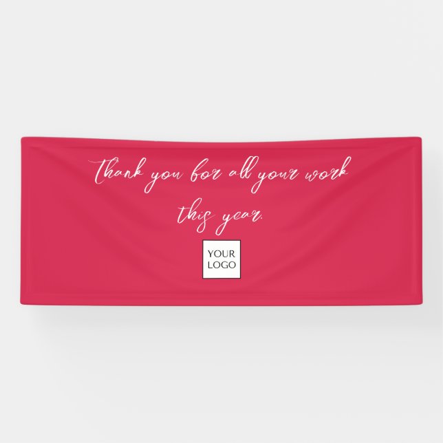 Employee  Holiday Thank You SIgn (Horizontal)