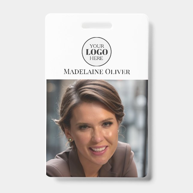 Employee ID Photo Badge (Front)