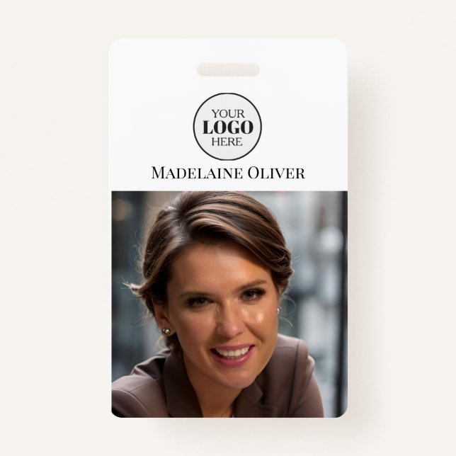 Employee ID Photo Badge ID Badge (Front)