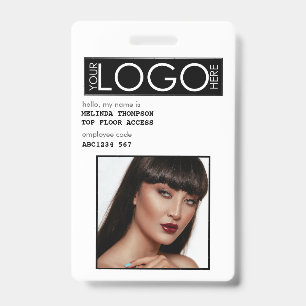 Employee ID Photo Company Identification Badge