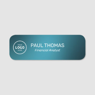 Employee Job Title Modern Professional Magnetic Name Tag
