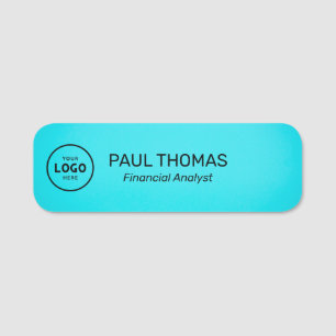 Employee Job Title Modern Professional Magnetic Name Tag