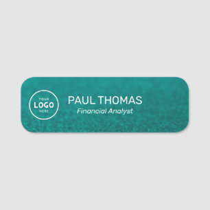 Employee Job Title Modern Professional Magnetic Name Tag